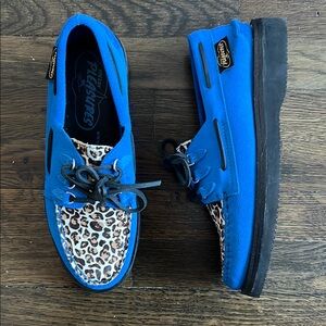 Repost - USED Sperry x Pleasures 3 eye boat shoes size 8.5